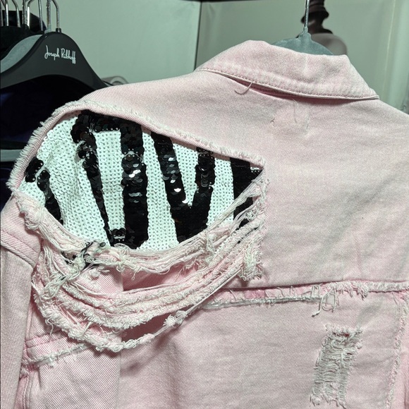 Love Denim Jacket - Candy Pink - Picture 15 of 15
